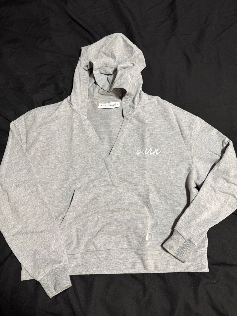 Burn Boot Camp Women's Everyday Gray Hooded Sweater